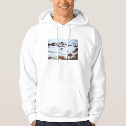 Winter Fields Sweat-Shirt Hoodie (Vorderseite)