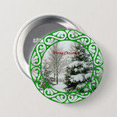 Winter Fir Trees Button (Vorne & Hinten)
