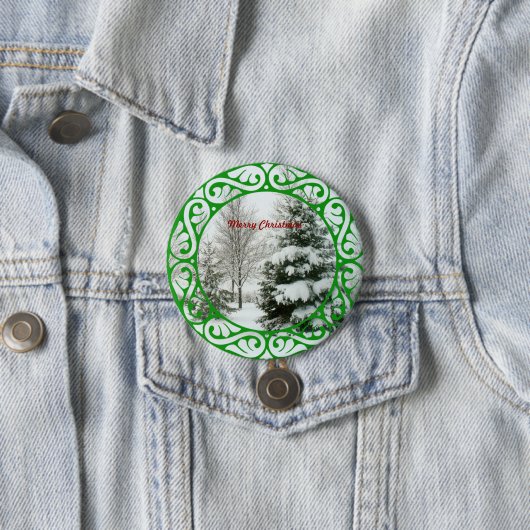 Winter Fir Trees Button (Beispiel)