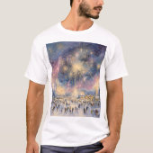 Winter Fireworks Spectacle – New Years Celebration T-Shirt (Vorderseite)