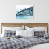 Winter Fjords Leinwanddruck (Insitu (Schlafzimmer))