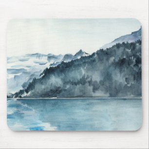 Winter Fjords Mousepad