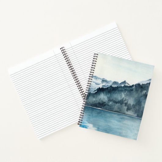 Winter Fjords Notizblock (Innenseite)