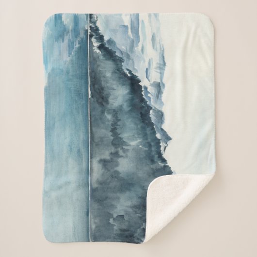 Winter Fjords Sherpadecke (Vorderseite)