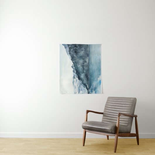 Winter Fjords Wandteppich (Beispiel)