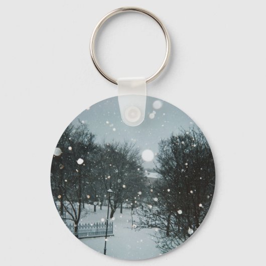 Winter Flakes Schlüsselanhänger (Vorderseite)