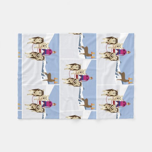 Winter Fleecedecke (Vorderseite (Horizontal))