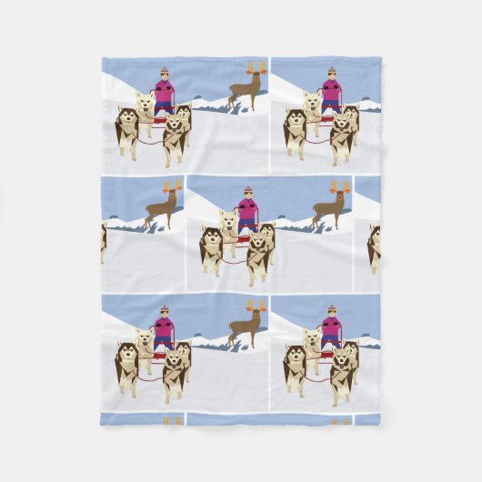 Winter Fleecedecke (Vorderseite)