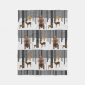 Winter Fleecedecke (Vorderseite)