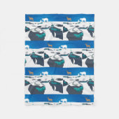 Winter Fleecedecke (Vorderseite)