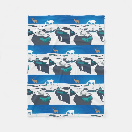 Winter Fleecedecke (Vorderseite)