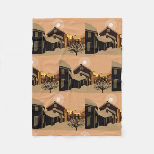 Winter Fleecedecke (Vorderseite)