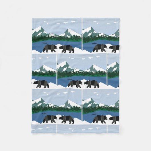 Winter Fleecedecke (Vorderseite)