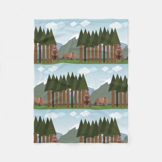 Winter Fleecedecke (Vorderseite)