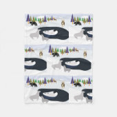 Winter Fleecedecke (Vorderseite)