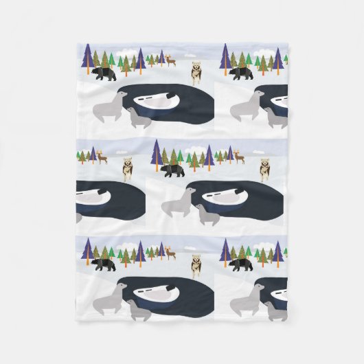 Winter Fleecedecke (Vorderseite)