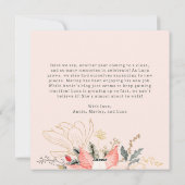 Winter Floral Arch Holly Jolly Weihnachten Ein Fot (Rückseite)