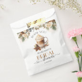 Winter Floral Coffee Brautparty Geschenktütchen (Versiegelt)