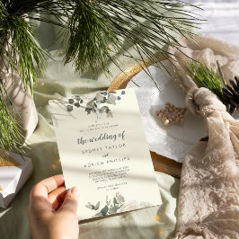 Winter floral | Elfenbeinkühe — Einladung