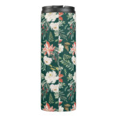 Winter floral | Holiday Monogram Thermosbecher (Rückseite)