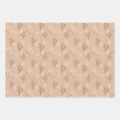 Winter Floral Pattern Geschenkpapier Set (Vorderseite 3)