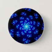 Winter Floral Sprinkles Button (Vorderseite)