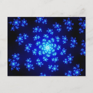 Winter Floral Sprinkles Postkarte