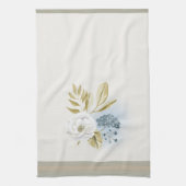 Winter Floral Watercolor Geschirrtuch (Vertikal)