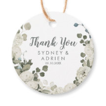 Winter Floral Wedding Danke Ihnen für Tags