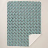 Winter Florals Sherpadecke (Vorderseite)