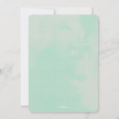 Winter Florest Animals Weihnachtsmuster Einladung (Rückseite)