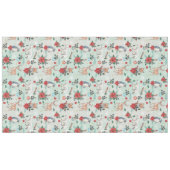 Winter Florest Animals Weihnachtsmuster Tischdecke (Vorderseite (Horizontal))
