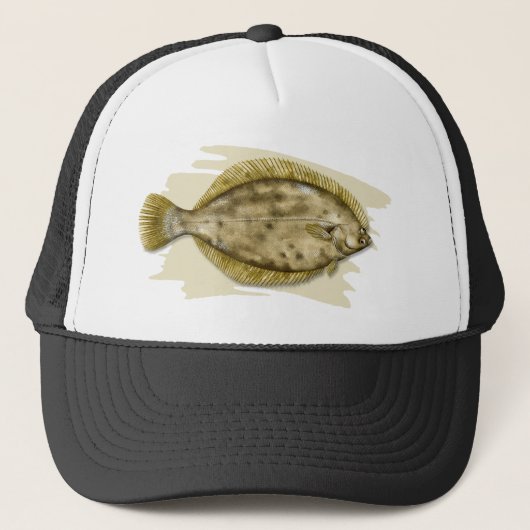 Winter Flounder Trucker Hat Truckerkappe (Vorderseite)