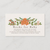 Winter Foliage Baby Showbuchanfrage Begleitkarte (Vorderseite)