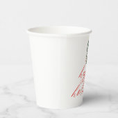 Winter Foliage Holiday Beverage Cups Pappbecher (Rechts)
