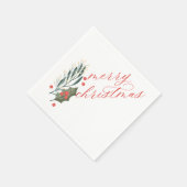 Winter Foliage Holiday Napkins Serviette (Ecke)
