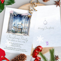 Winter Foliage Pine Forest Aquarell Weihnachten