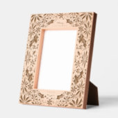 Winter Foliage Poinsettia und Heilige Weihnachten Geätzte Rahmen (Links)