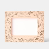 Winter Foliage Weihnachten Geätzte Rahmen (Vorderseite)