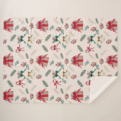 Winter Foliage Weihnachtsgeschenke Sherpadecke (Vorderseite (Horizontal))