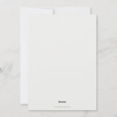 Winter Foliage Zeichnend Weihnachtsfotokarte Feiertagskarte (Rückseite)