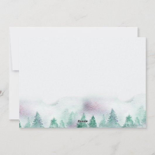 Winter Folies und Poinsettia Weihnachten im Wasser (Rückseite)