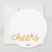 Winter Folies Weihnachtskarte Feiertagskarte (Rückseite)