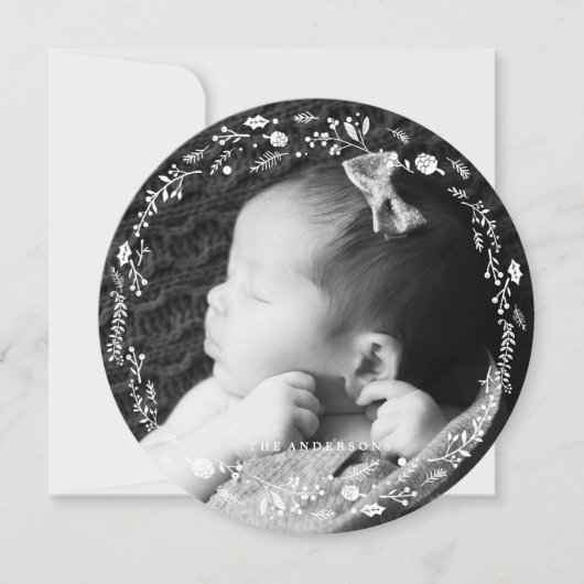 Winter Folies Weihnachtskarte Feiertagskarte (Vorderseite)