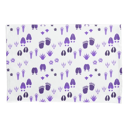 Winter Footprints Kissenbezug (Vorderseite)