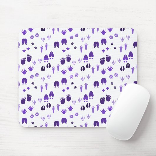 Winter Footprints Mousepad (Mit Mouse)
