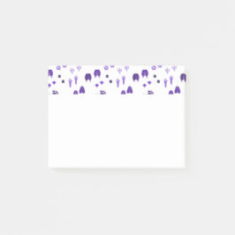 Winter Footprints Post-it Klebezettel