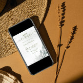 Winter Forest Baby mit kalter Außendusche Einladung