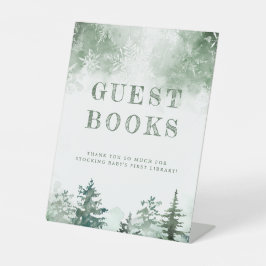 Winter Forest Baby Shooting Books for Baby Sockelschild