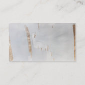 Winter Forest Baby Shower Buchungsanfrage Begleitkarte (Rückseite)